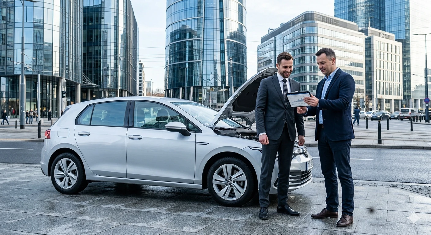 Skup dobrych aut Warszawa Wola. Szybka wycena i sprzedaż zadbanego samochodu miejskiego pod biurowcem.